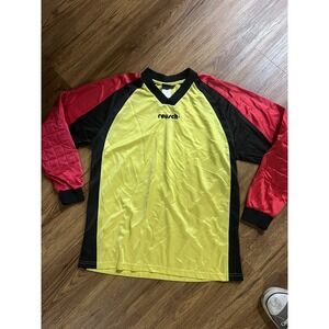 Vintage Reusch Soccer Goalkeeper Jersey Padded Long Sleeve Size Adult S